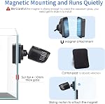 hygger Mini Wave Maker for 40~100 Gallon Aquarium with Magnetic Mount Quiet Powerhead for Saltwater and Freshwater Fish Tank 1056GPH