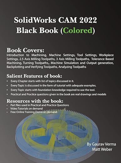 SolidWorks CAM 2022 Black Book (Colored)