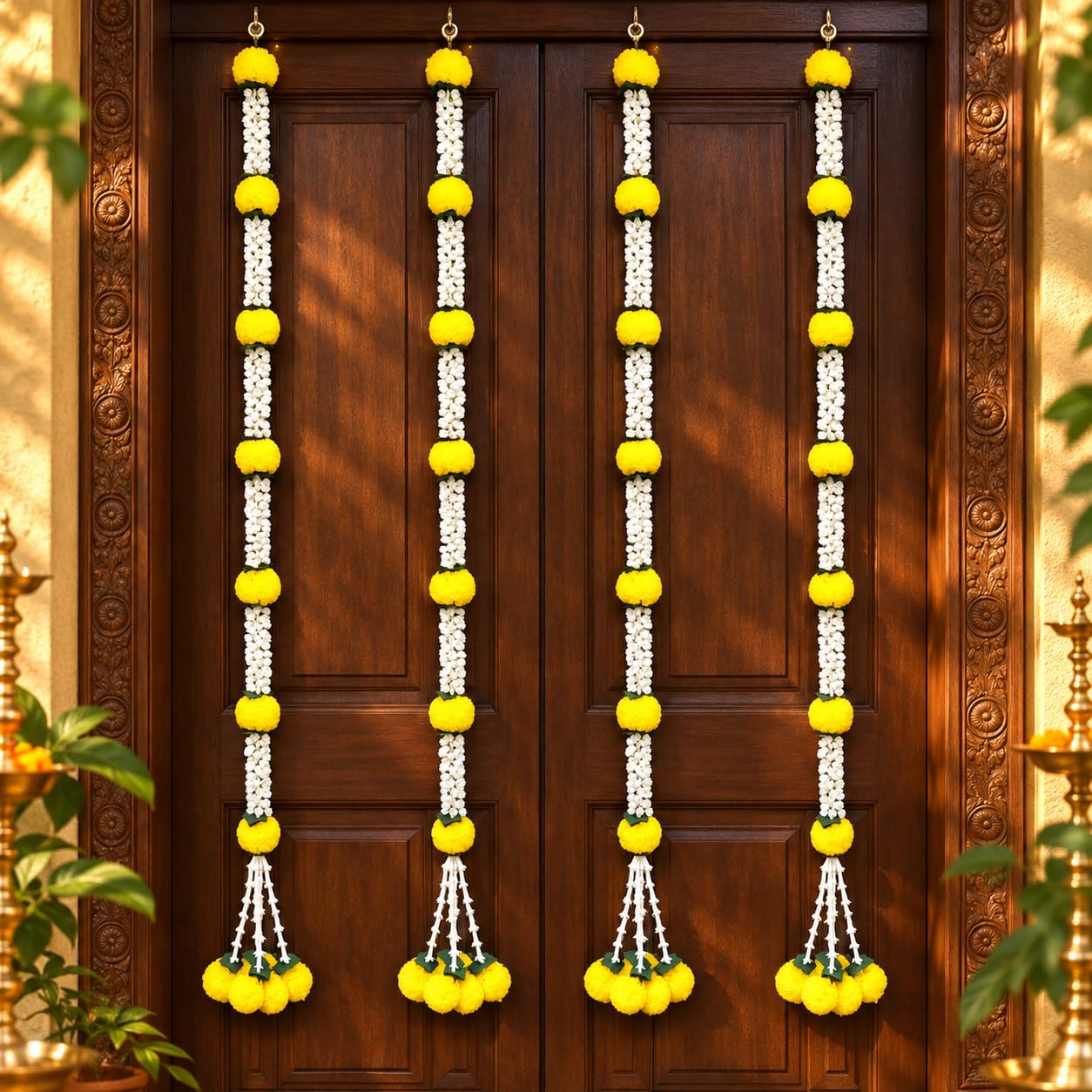 Rajasthan Marigold Garland - Diwali & Wedding Decor -12 Rajasthan Marigold Garland - Diwali & Wedding Decor -12