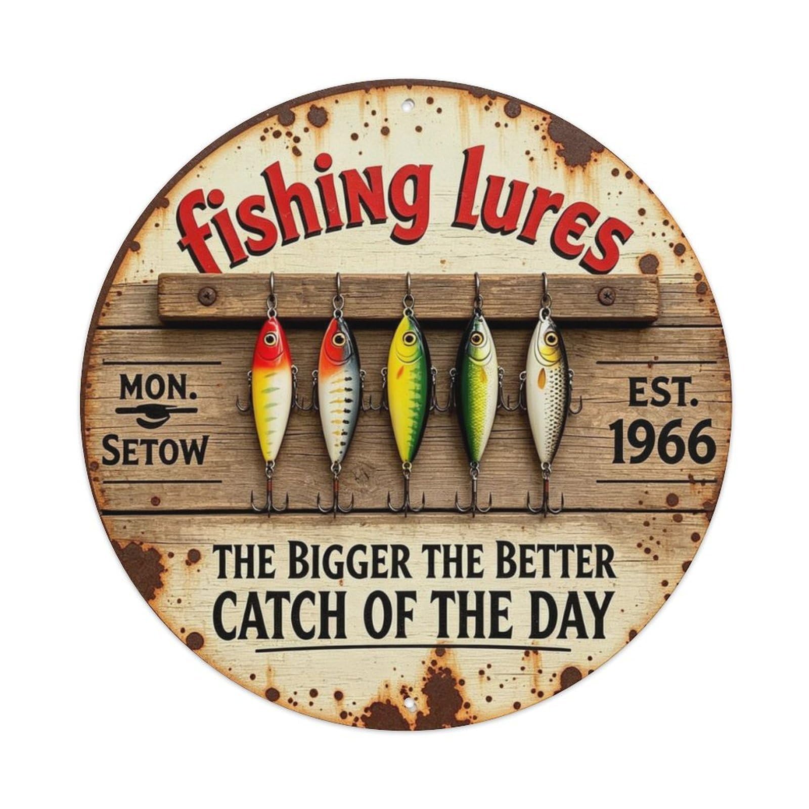 The Bigger The Better Metal Tin Sign Plaque