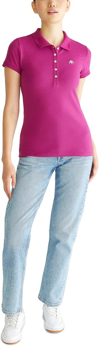 AEROPOSTALE Women's Aero Solid A87 Polo