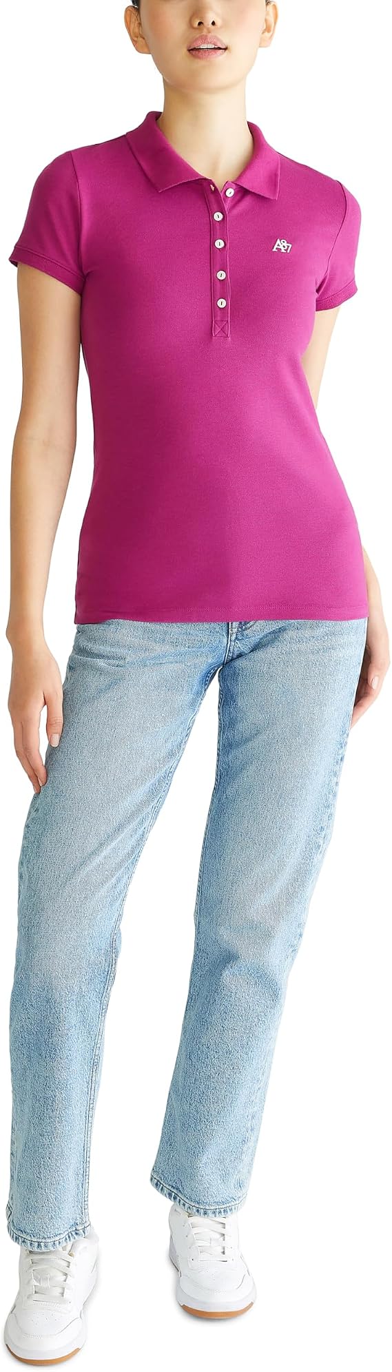 AEROPOSTALE Women's Aero Solid A87 Polo
