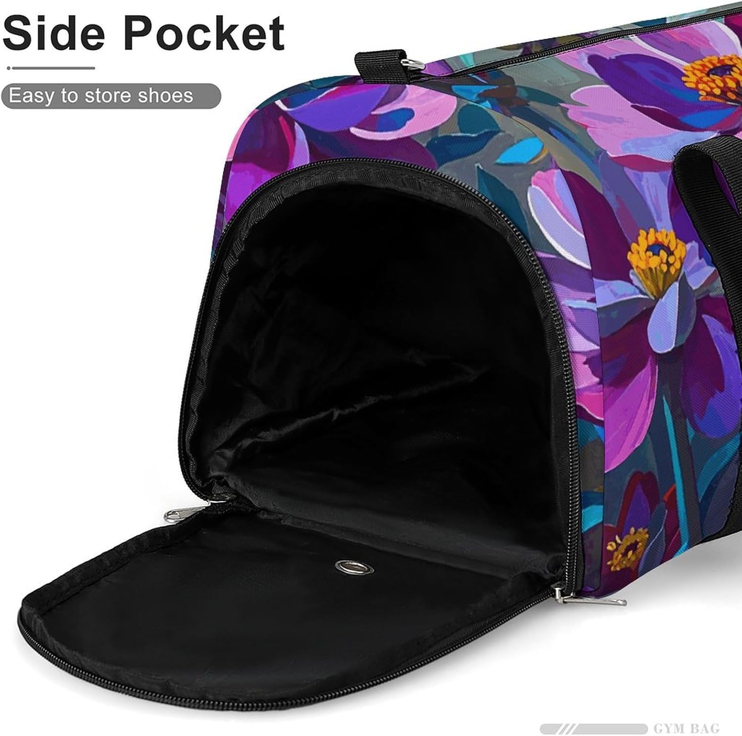 Gym Bag for Men Travel Duffle Bag Background And Flowers Tote Bag Weekender Duffel Bag Weekender Bag for Sports