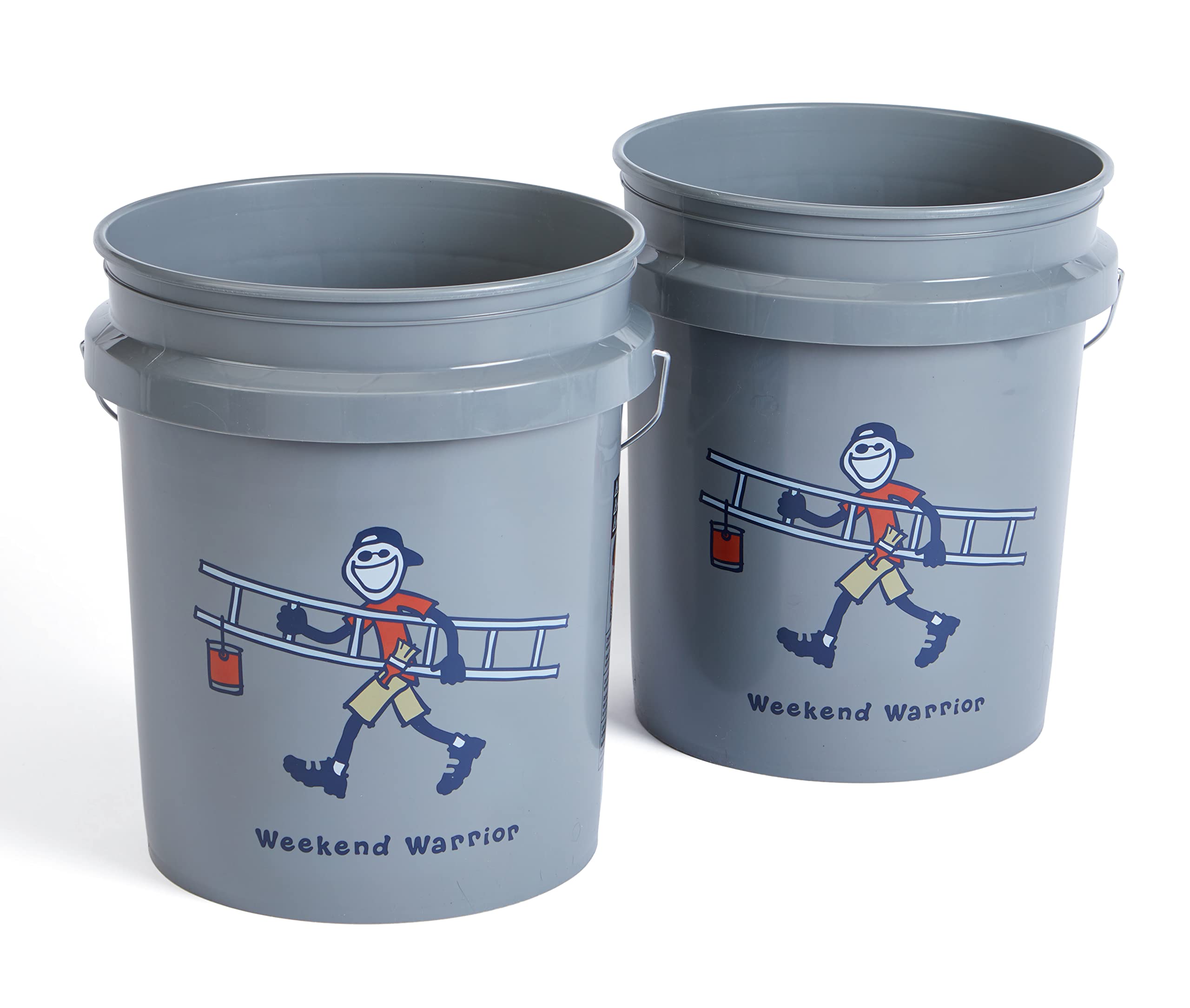 Amazon.com: LIFE IS GOOD Jake's Weekend Warrior 5 Gallon Bucket 2 Pack ...
