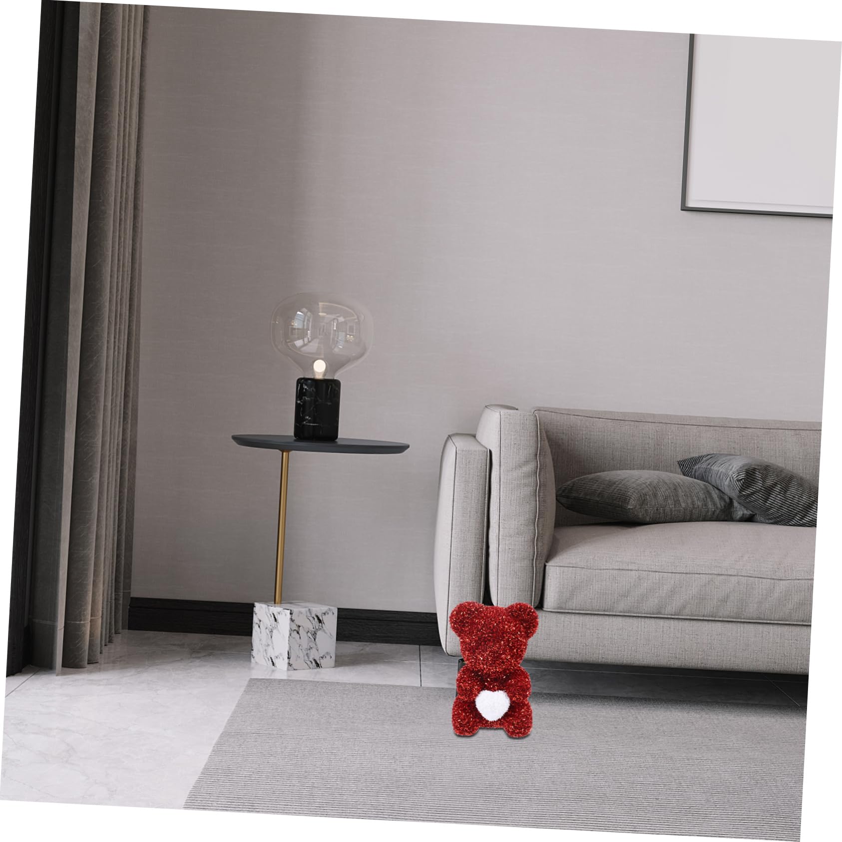 3 Stück Valentinstag Bär Frosch Plüschbär Picknick Dekorationen Reborn Puppen Hase Tier Plüsch Kuscheltier Großer Bär Hund Kleines Stofftier Bär Kostüm Kunststoff Rot
