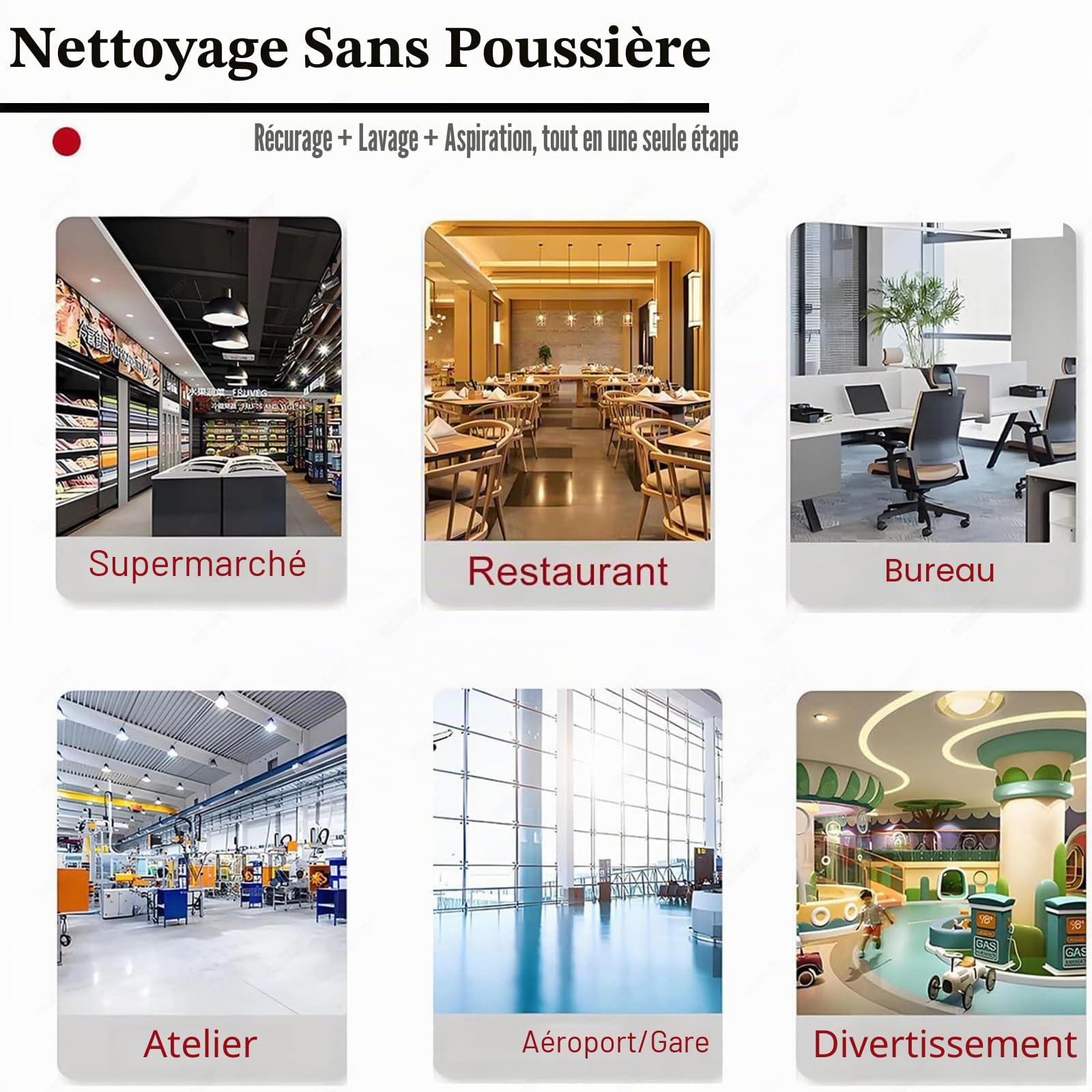 Machine de Polissage de sols multifonctionnelle, autolaveuse de sols Commerciale, Mini-Machine de Nettoyage de sols, autolaveuse-sécheuse Manuelle, Rotation à 360°,autopropulsée Grey