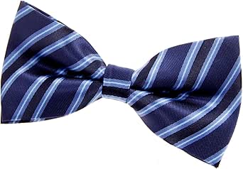 Retreez Cravatta Uomo 8 Cm British Bar | Microfibra Di Poliestere Rigata | Tessuta Lunga 148 Cm | Regalo Matrimonio Compleanno - 4
