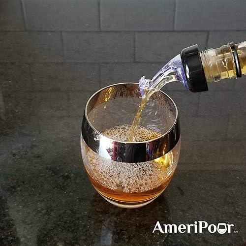 Miniatura 4 de Vertedor medido - Vertedores de botellas de licor - Con cuello - Hecho 100% en Estados Unidos. Boquillas de barra que no tienen fugas - Sin grietas.