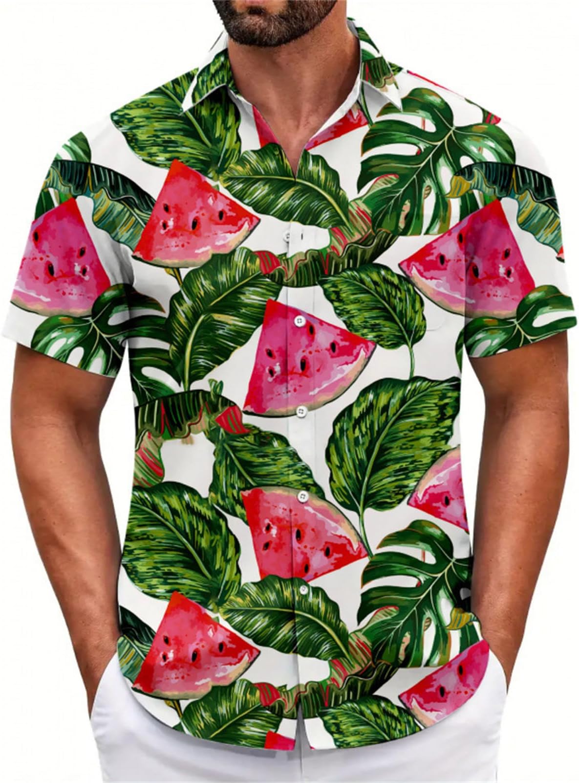 Hawaiian Shirts for Men Short Sleeve, Summer Floral Hawaiian Shirts Button Down Regular Fit Casual Funky Large S-4XL for Beach Party, Holiday, Surf, Sailboat