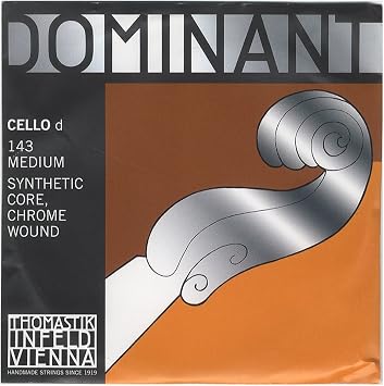 Dominant Strings 143 4/4 Chrome Wound Cello D String
