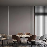 Vista 4 de Moldura metálica plateada con acabado similar a un espejo, tira para despegar y pegar para marco de espejo, pared, chimenea y decoración del hogar