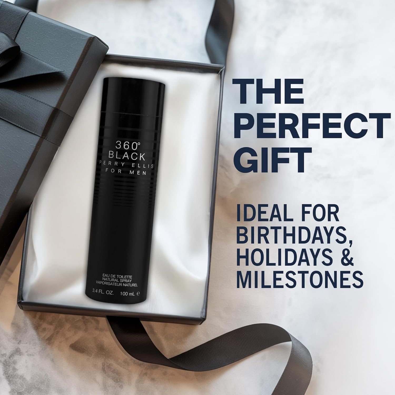 Perry Ellis 360 Black Men's EDT, fl oz