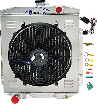 4 Row Radiator for 1954-1956 Ford Country Squire Sedan Mainline Ranch Wagon