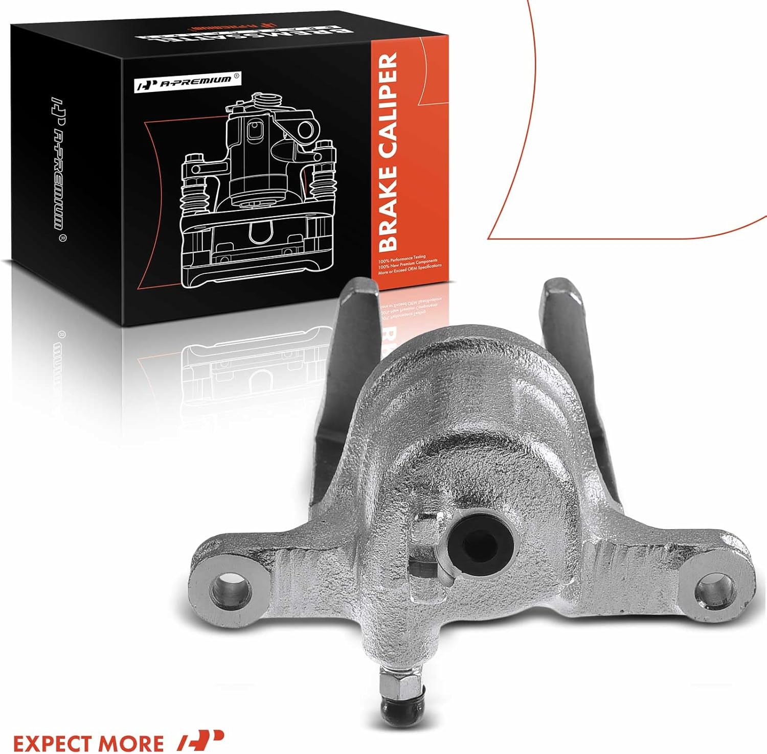 A-Premium Disc Brake Caliper Assembly Without Bracket Compatible with Select Acura, Honda and Isuzu Models - CR-V 2002-2004, Odyssey 1995-1998, Legend 1991-1995, RL 1996-1998, Oasis - Rear Driver