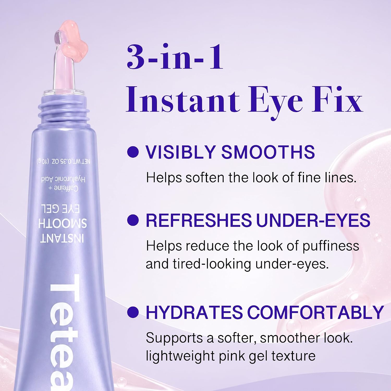 Eye Gel & Neck Cream Set, Firming Neck Moisturizer and Under Eye Gel for Puffiness, Fine Lines, Hydrating Skin Care Set for Women & Men