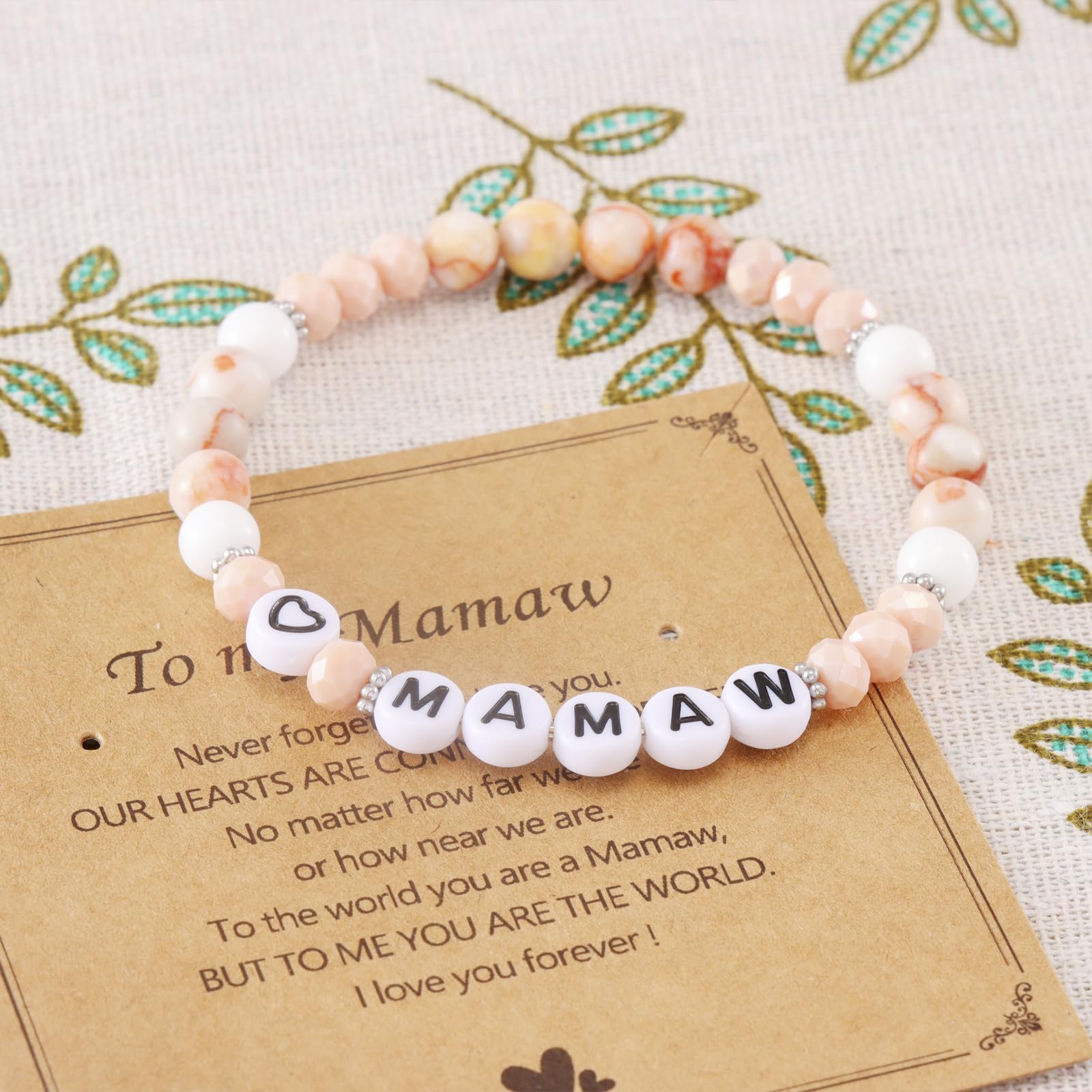 Gifts for Mamaw Birthday from Grandchildren Best Grandma Mothers Day Mamaw Bracelet