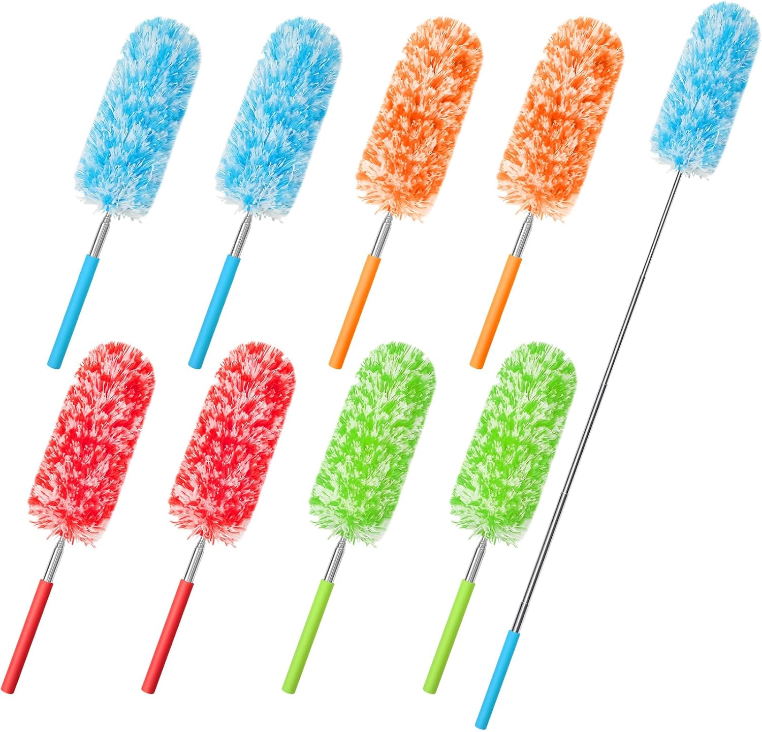 Tanlade 8 Pcs Microfiber Feather Duster for Cleaning 1331