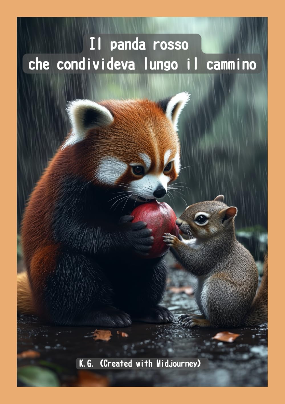 Il panda rosso che condivideva lungo il cammino