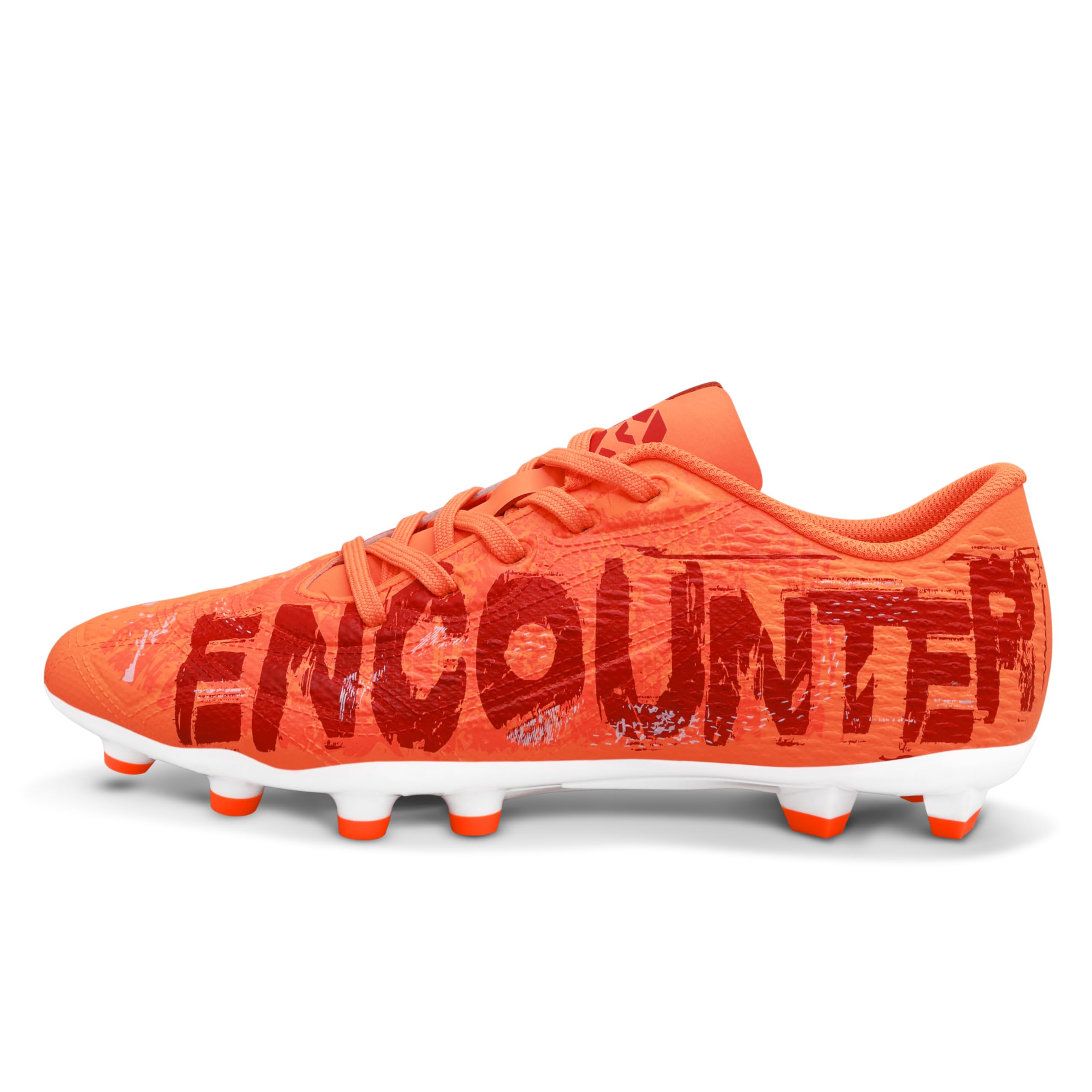 Encounter Retro Football Studs for Men, 3D Embossed TPU Upper, High Shear TPU Sole, Excellent Grip & Stability, Ideal for Soft & Hard Grassy Ground Surfaces