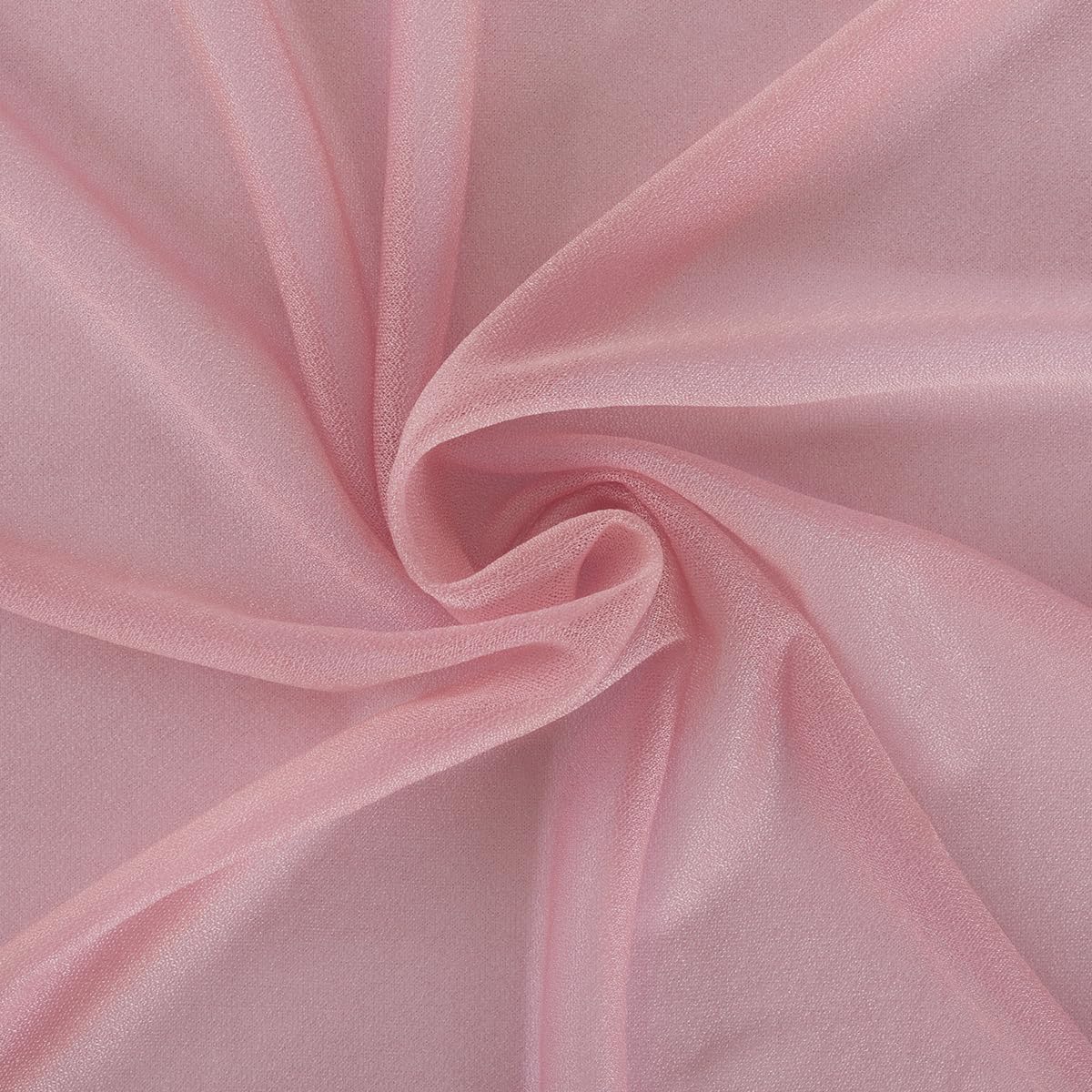 DeZerlor Wedding Arch Draping Fabric 29" x 20 FT Drapes for Backdrop Sheer Curtains for Romantic Bridal Baby Shower Decorations Ceremony Birthday Party Outdoor Events, Dusty Rose