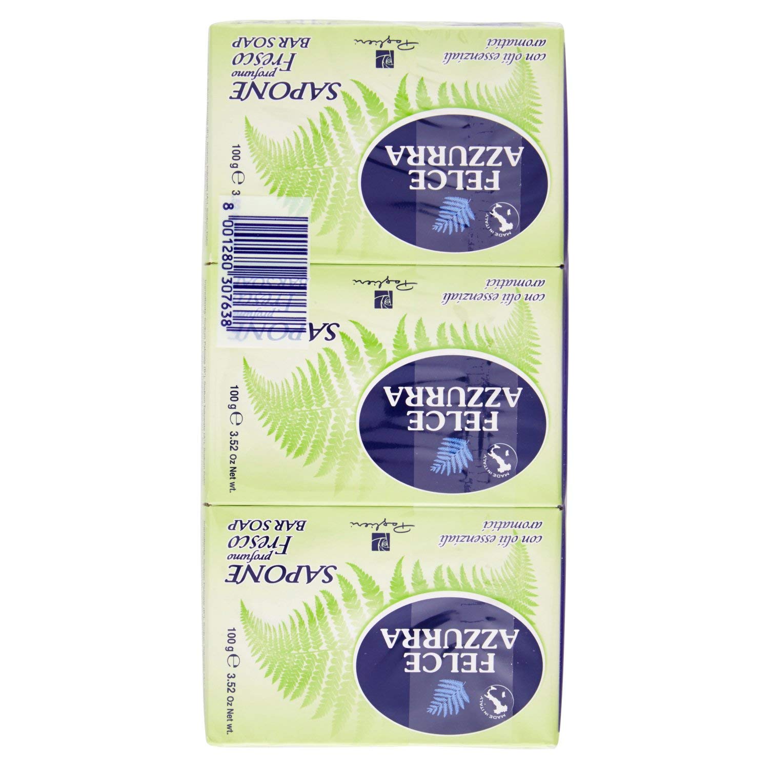 Farce Azzurra mydło o świeżym zapachu, 3 x 100 g, 300 g