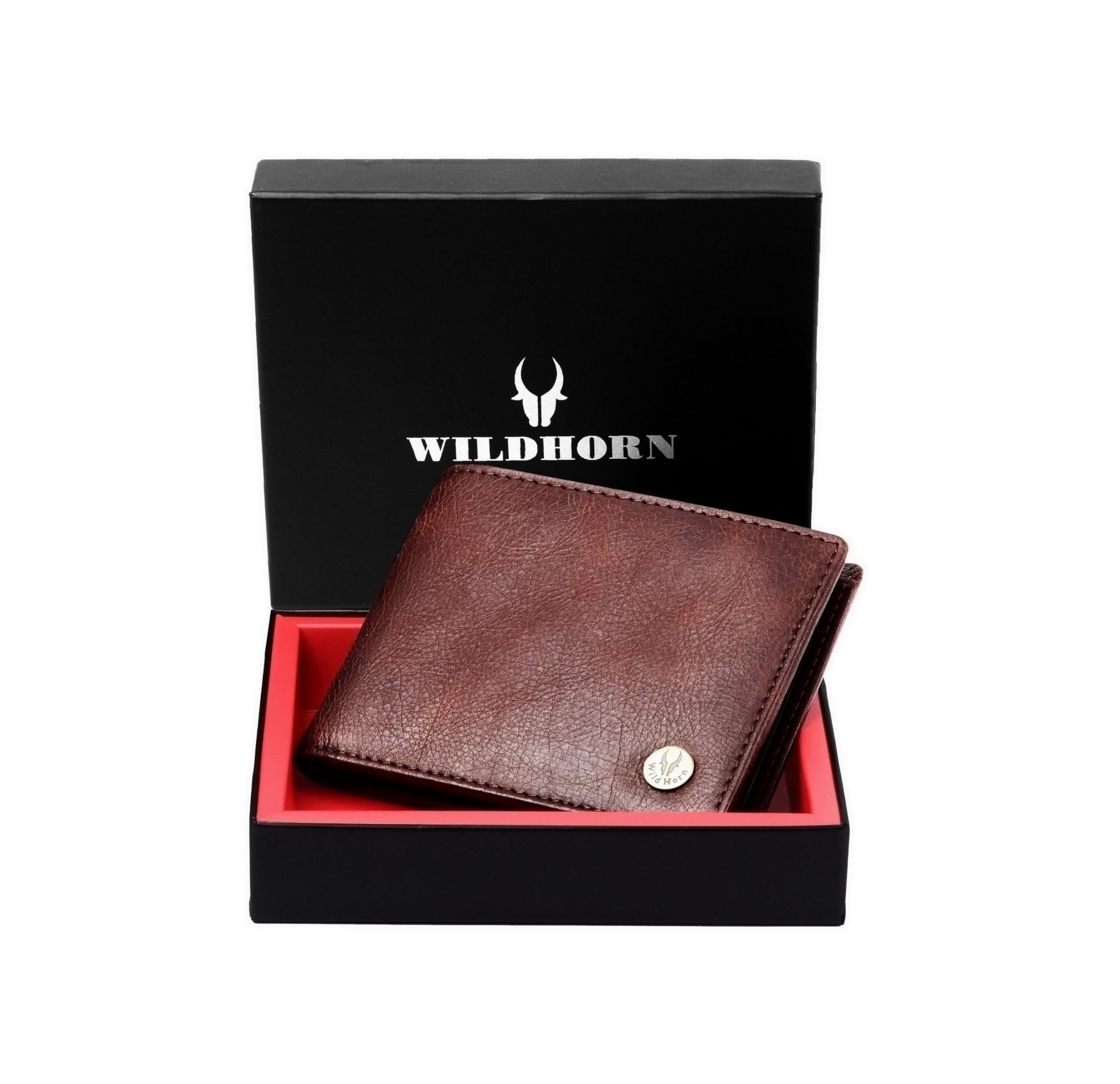WildHorn Leather Wallet For Men, Brown
