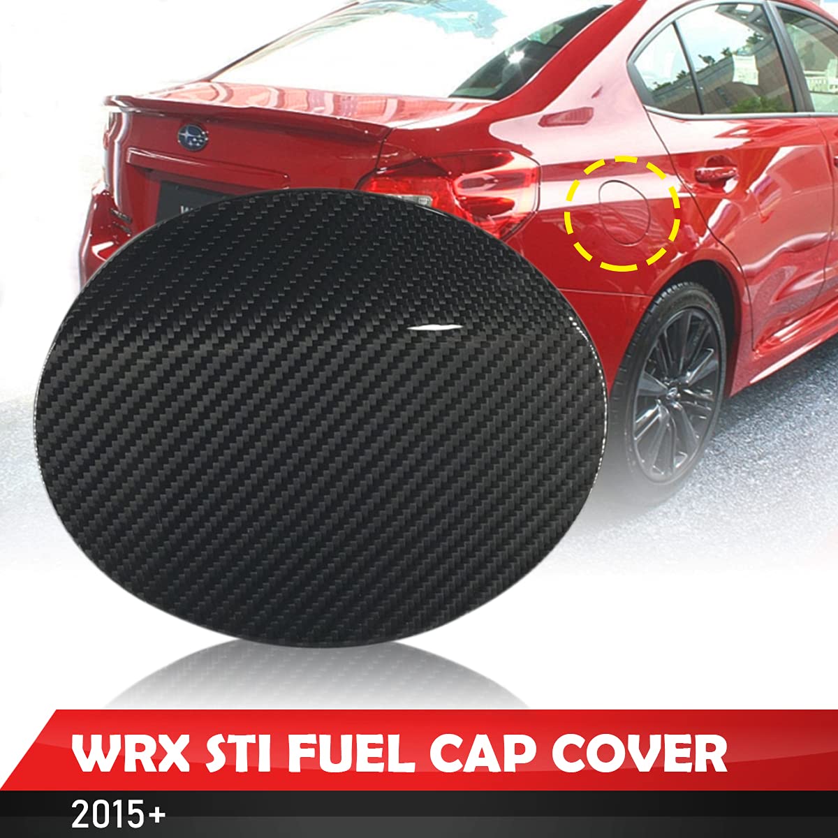 YRアドバンス　フューエルリッドカバー　カーボン　WRX VA YR-Advance レヴォーグ 給油口カーボンカバー : YR-Advance