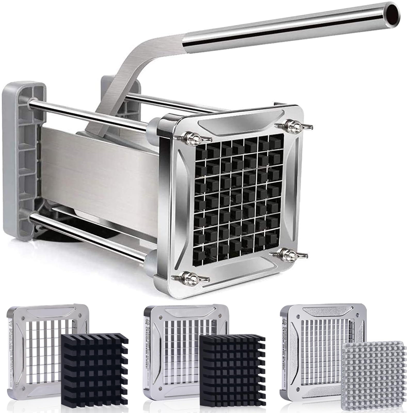 Potato Chipper, Sopito Professional Chip Cutter Machine Stainless Steel with 1/2 Inch