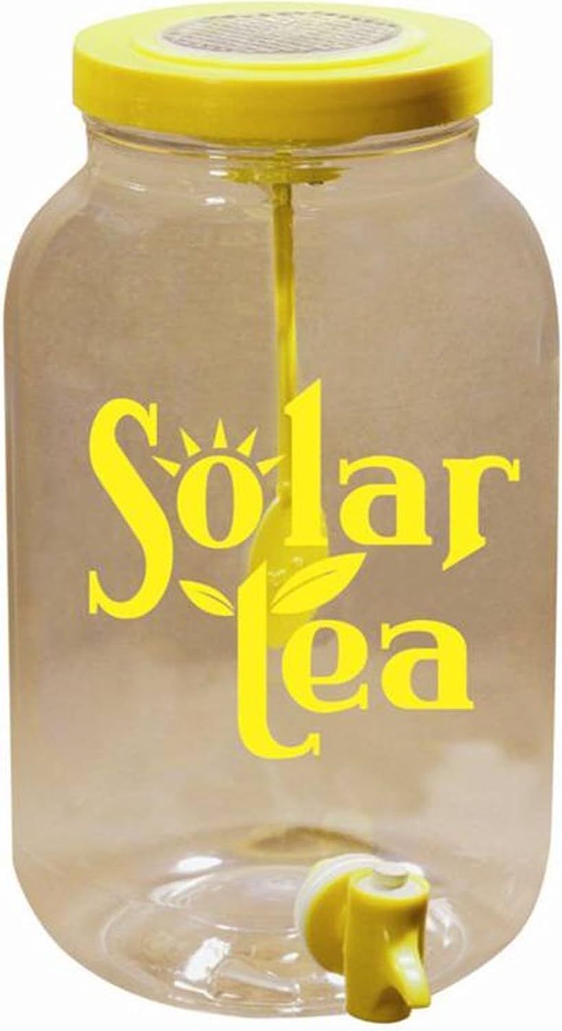 Amazon Com Solar Powered Sun Tea Jar W O Storage Lid Home Kitchen