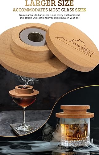 Miniatura 2 de Kit de ahumador de cóctel con antorcha y folleto de recetas, kit de ahumador de whisky y bourbon para bebidas, queso ahumado y carnes con 4 sabores