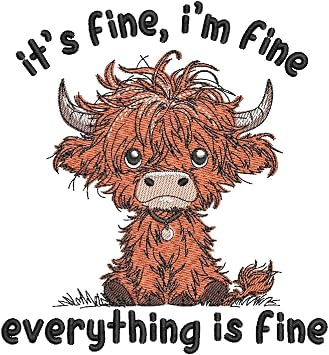HKLIOPU Highland Cow Cross Stitch Kits for Adults,11CT Printed Cross Stitch Kits,Stamped Embroidery Kits for Adults Wall Art Home Decoration 12x12inchLZ147