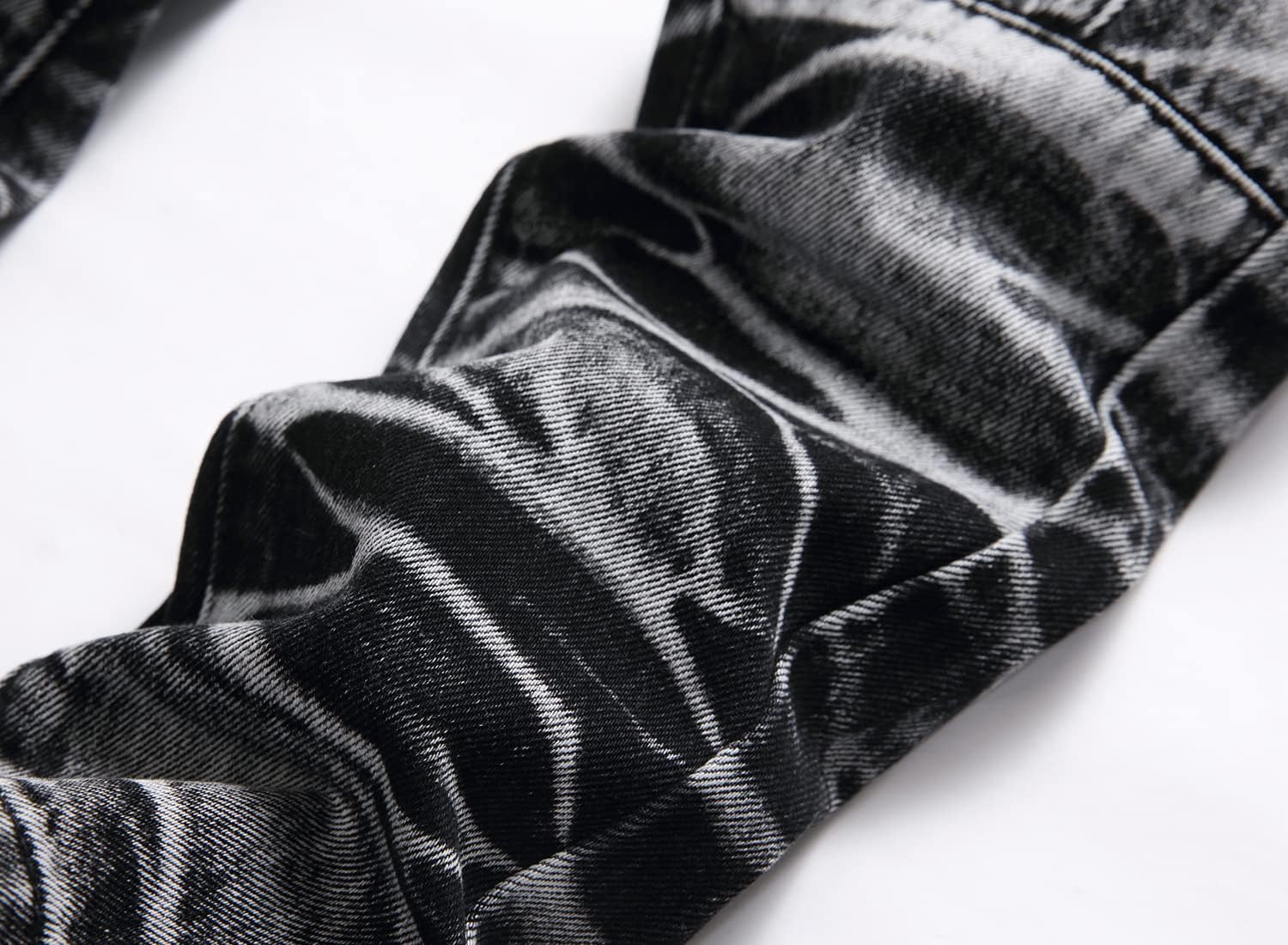 Boy's Ripped Distressed Skinny Fit Fashion Slim Washed Kids Denim Jeans Pants - Image 7