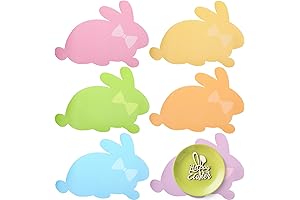 Remerry Leather Easter Bunny Placemats: A Hoppy Addition to Your Spring Decor