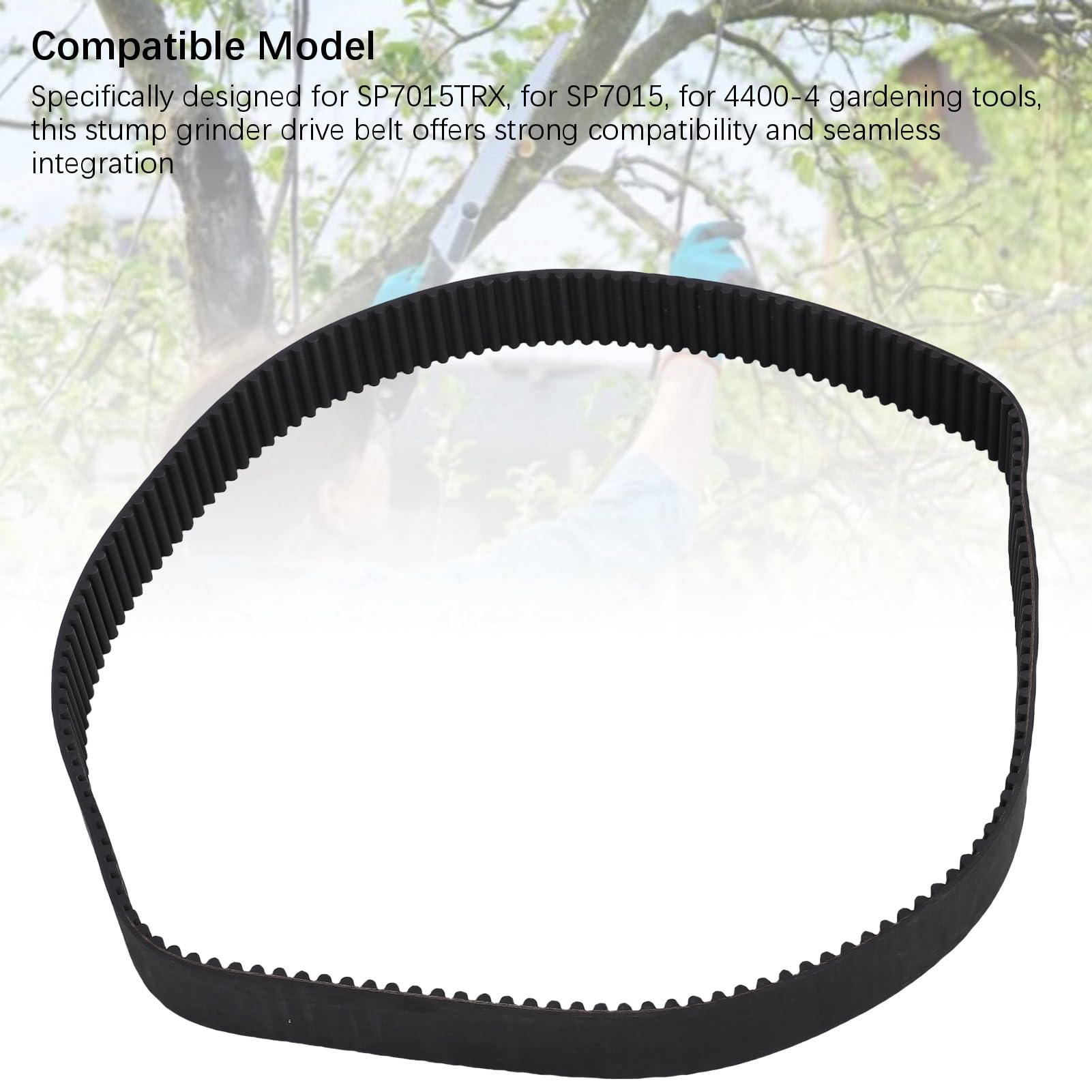 Cryfokt Correa de Transmisión de la Amoladora Holandesa, 0400123 Cinturón de Conducción 6.7 Cm de Ancho Impactante Núcleo de Nylon Ruido Interno bajo con No, Más Suave Amortizado para Más Suave para