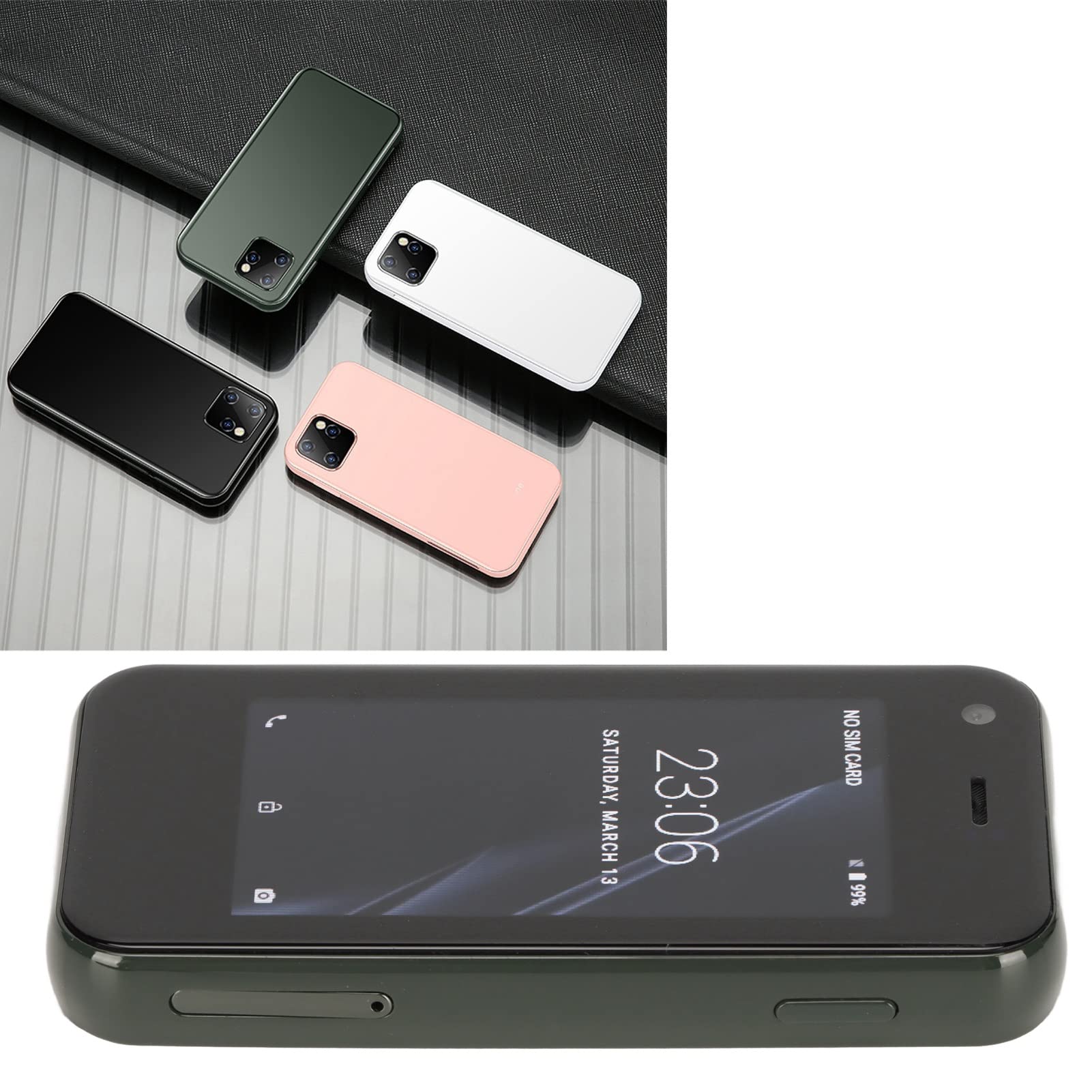 Amazon | Gaoxin XS11 1580mAh クアッドコア ミニスマートフォン 緑