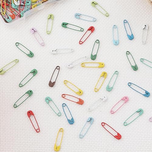 Miniatura 5 de 250 pines de seguridad pequeños, de 0.75 pulgadas  0.748 in para ropa, pasadores de seguridad de metal para ropa, costura, artesanías, fabricación