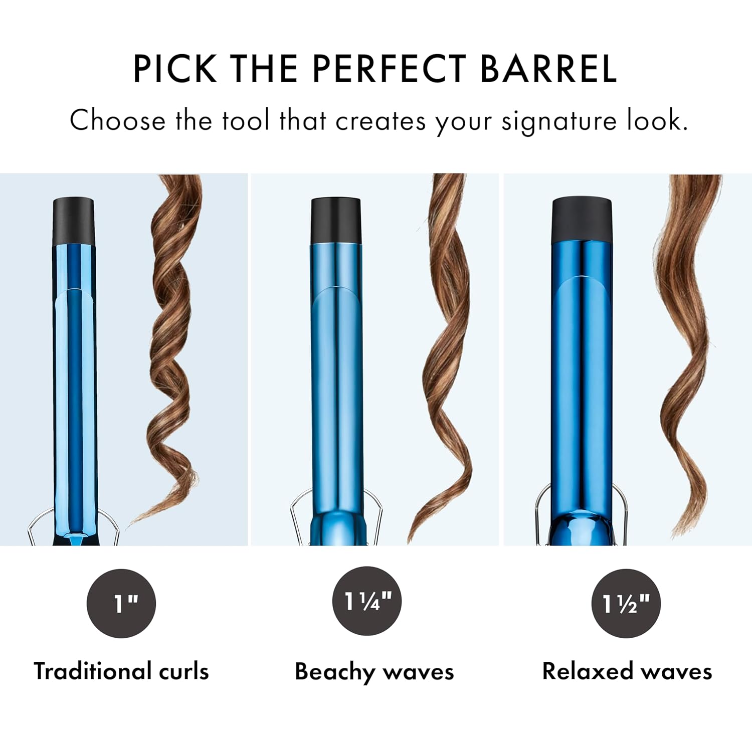 Nano Titanium Professional Curling Iron with Extended/Long Barrel Perfect for Longer Hair