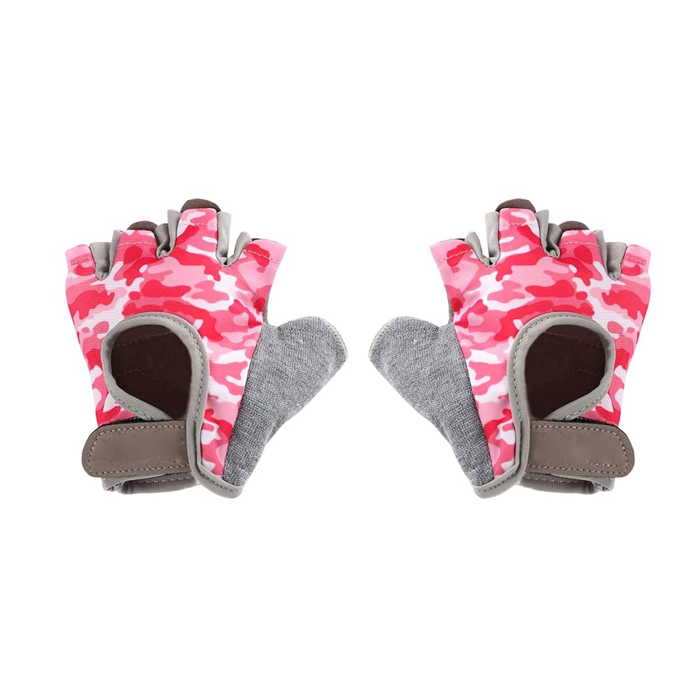 Amazon.co.jp: サイクリンググローブ キッズ 指切り手袋 自転車