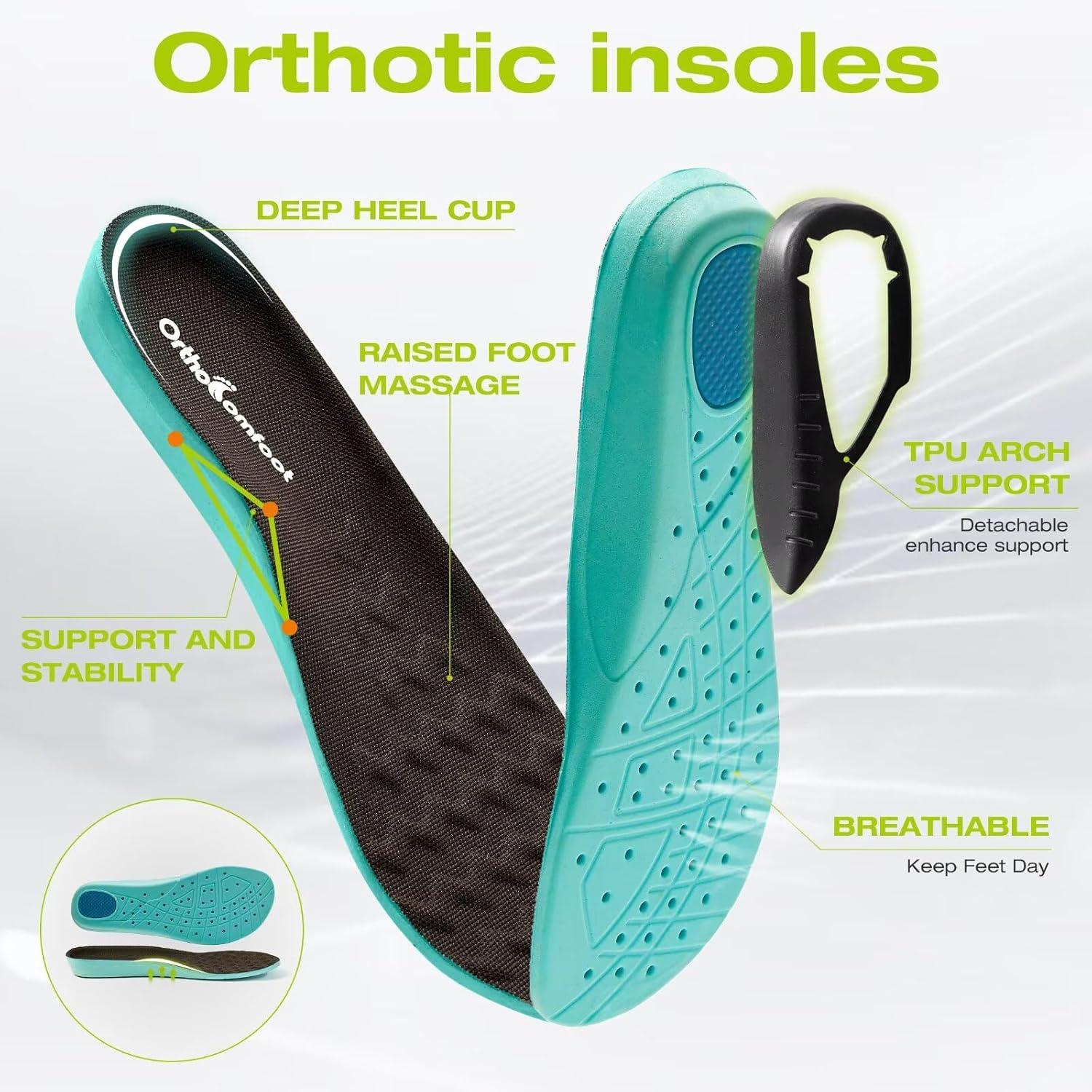 OrthoComfoot Women's Orthopedic Wide Arch Support Ankle Boots