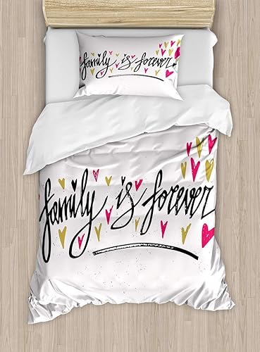 Miniatura 57 de Ambesonne Jukebox Duvet Cover Set, Digital Retro Print Party Themed Old Antique Music Radio, Decorative 3 Piece Bedding Set with 2 Pillow Shams,