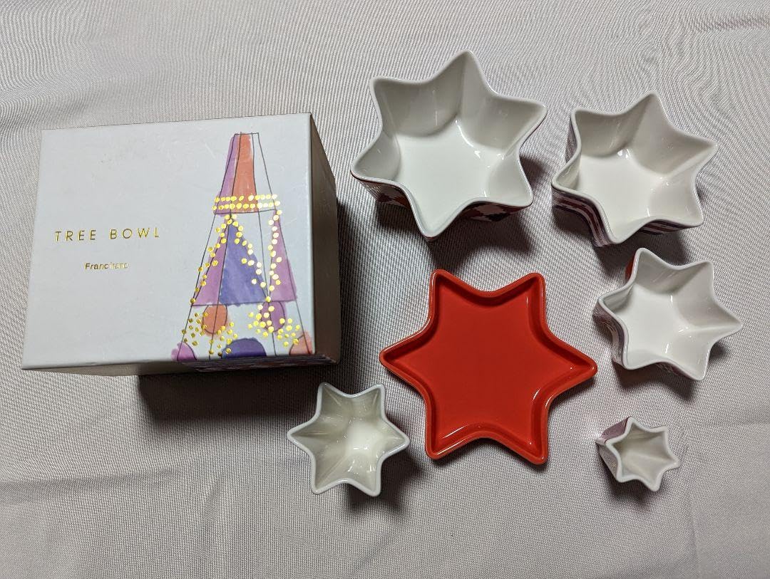 Francfranc（フランフラン）照明/星型 Amazon.co.jp: フランフラン francfranc 星型 お皿 ツリーボウル