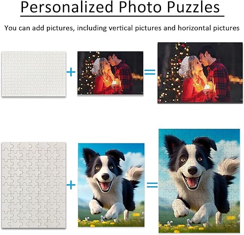 Miniatura 3 de Rompecabezas personalizados de fotos, rompecabezas de madera personalizados para adultos y niños, personaliza tu propio rompecabezas de fotos