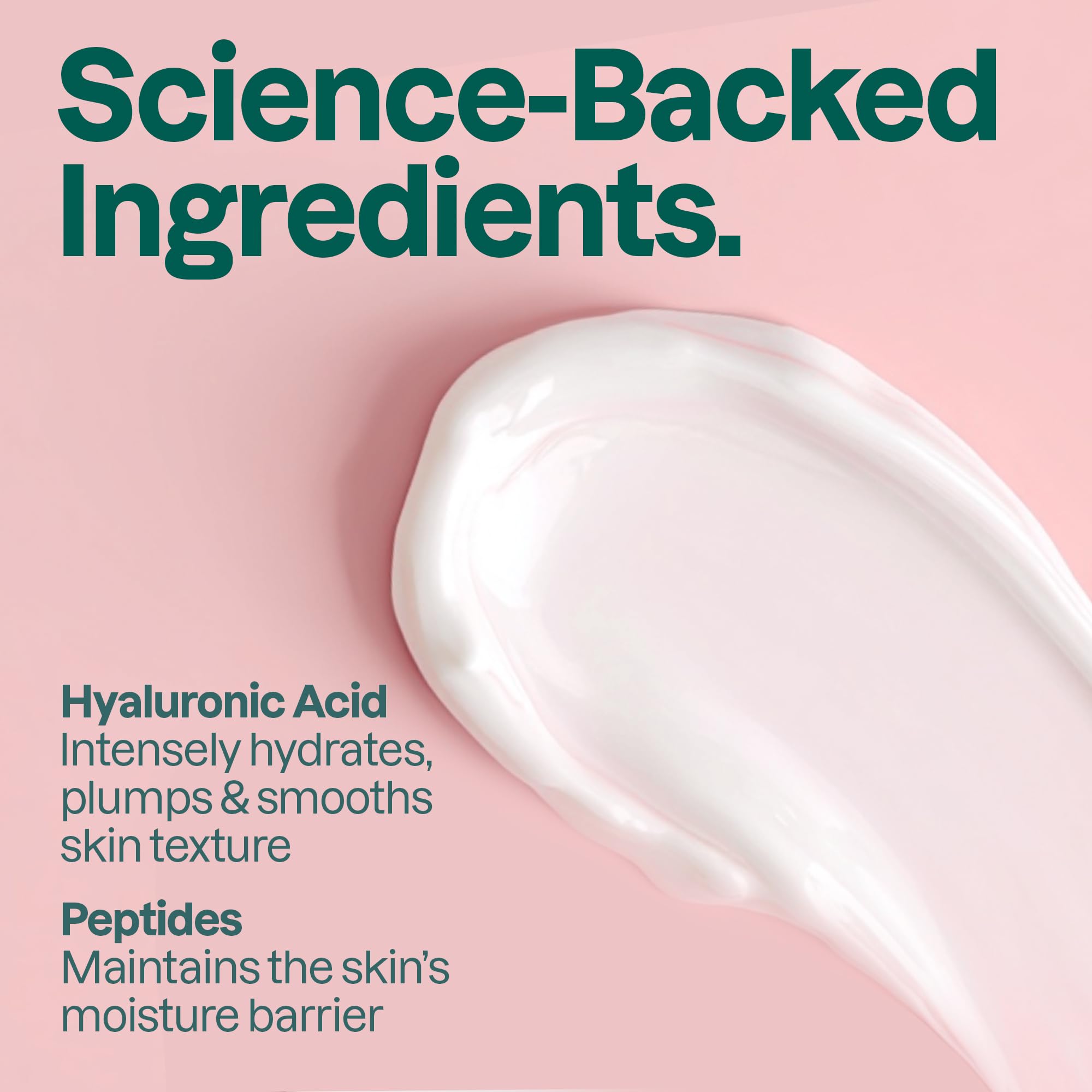 ATTITUDE Anti Aging Face Cream, With Hyaluronic Acid, Peptides & Ceramides, For Wrinkles & Fine Lines, Fragrance Free Skincare, Dermatologically Tested, For Women & Men, EWG Verified, Vegan, 1.7 Fl Oz