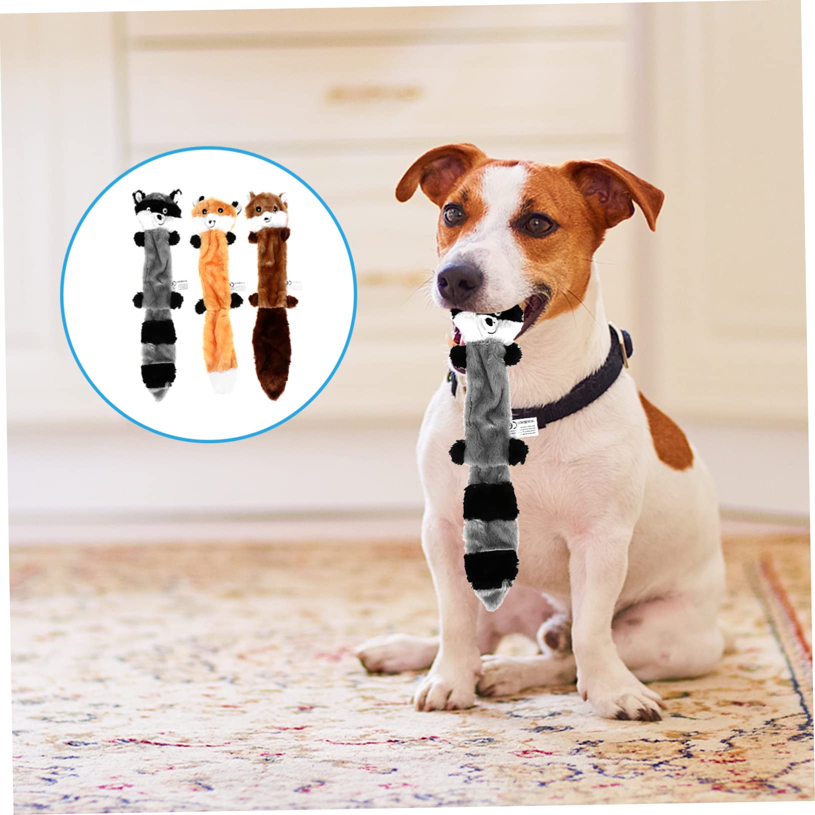 Sosoport 9stücke Teiliges Plüschspielzeug Für Hunde Langlebig Füllung Kauspielzeug Für Welpen Zur Beschäftigung Für Sicheres Spielen