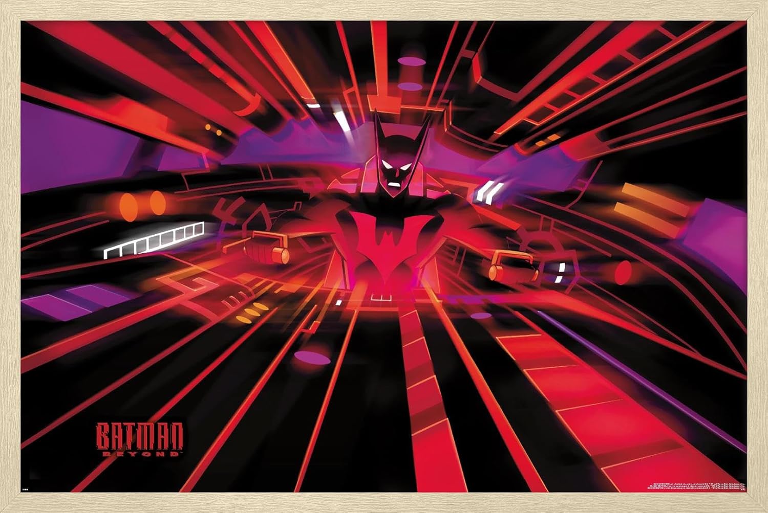 DC Comics TV Batman Beyond - Cockpit Wall Poster, 34L" x 22.4W", Premium Unframed Version