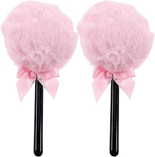 GALPADA 2pcs Lollipop Shape Makeup Powder Puf...