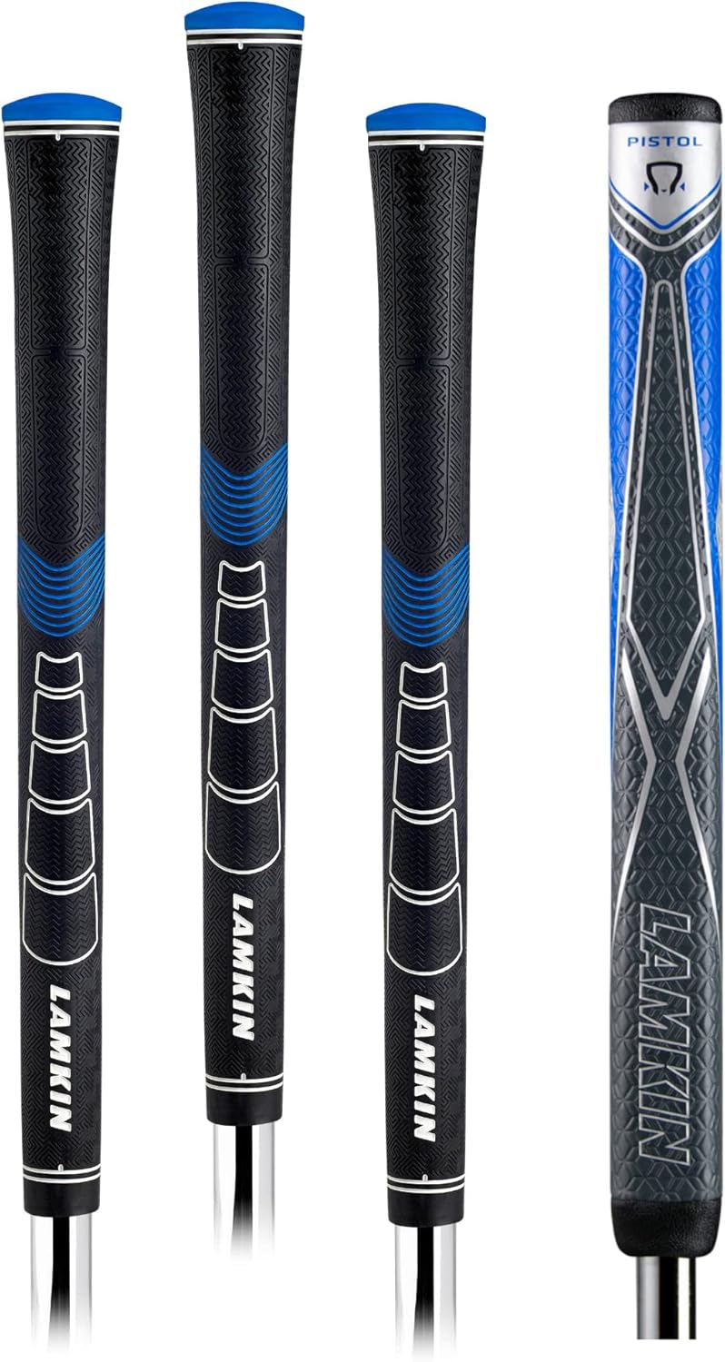 Lamkin Sonar + Midsize Golf Grips(3pc) and Lamkin Sink Fit Pu Pistol Claw Putter Grip