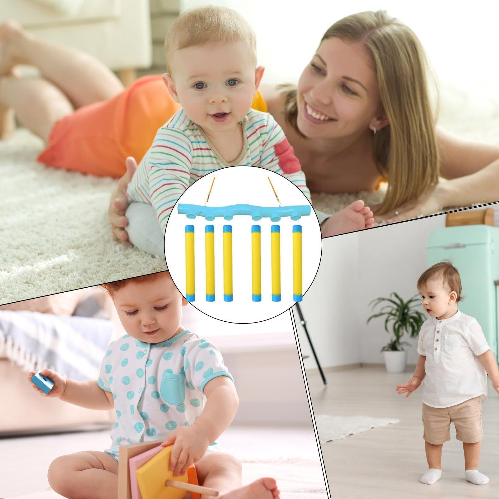 Reflex Challenge Game, Reaction Training Toy, Hand Eye Trainer, regulowany 3 poziomy prędkości, interactive coordination skill development design, 35,16 x 2,09 x 8,86 , do aktywności w domu