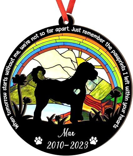 Miniatura 57 de Adorno de atrapasoles de setter irlandés personalizado, adorno de Navidad de Setter irlandés, regalo para perro amante, setter irlandés