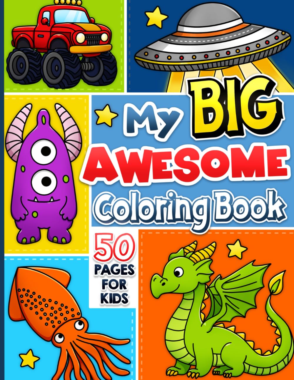 Coloring Book for Kids For Boys Ages 48 and Toddlers 24 BJB